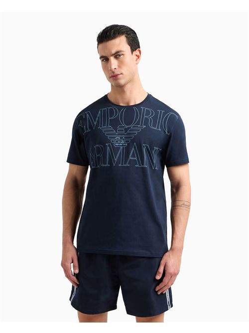 T-shirt con maxi logo Emporio Armani EMPORIO ARMANI | EM000574AF12326/UB102